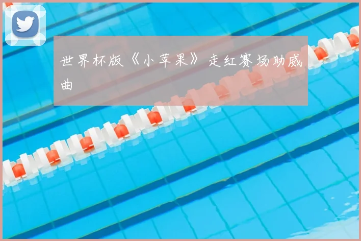 世界杯版《小苹果》走红赛场助威曲